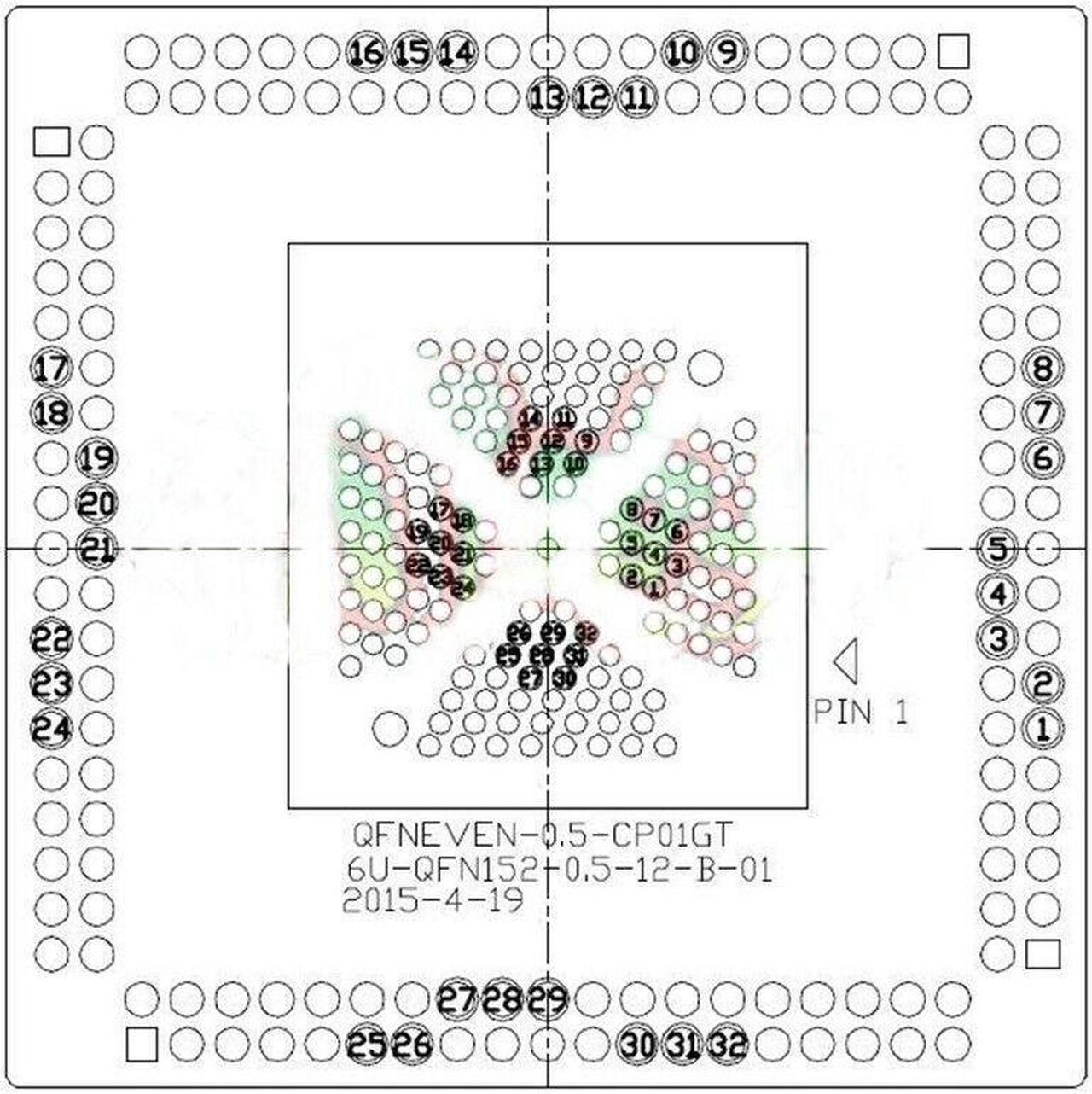 Alt view image 6 of 6 - For NEW QFN64 to DIP64 IC Test Socket Programming Adapter for QFN64 MLF64 MLP64