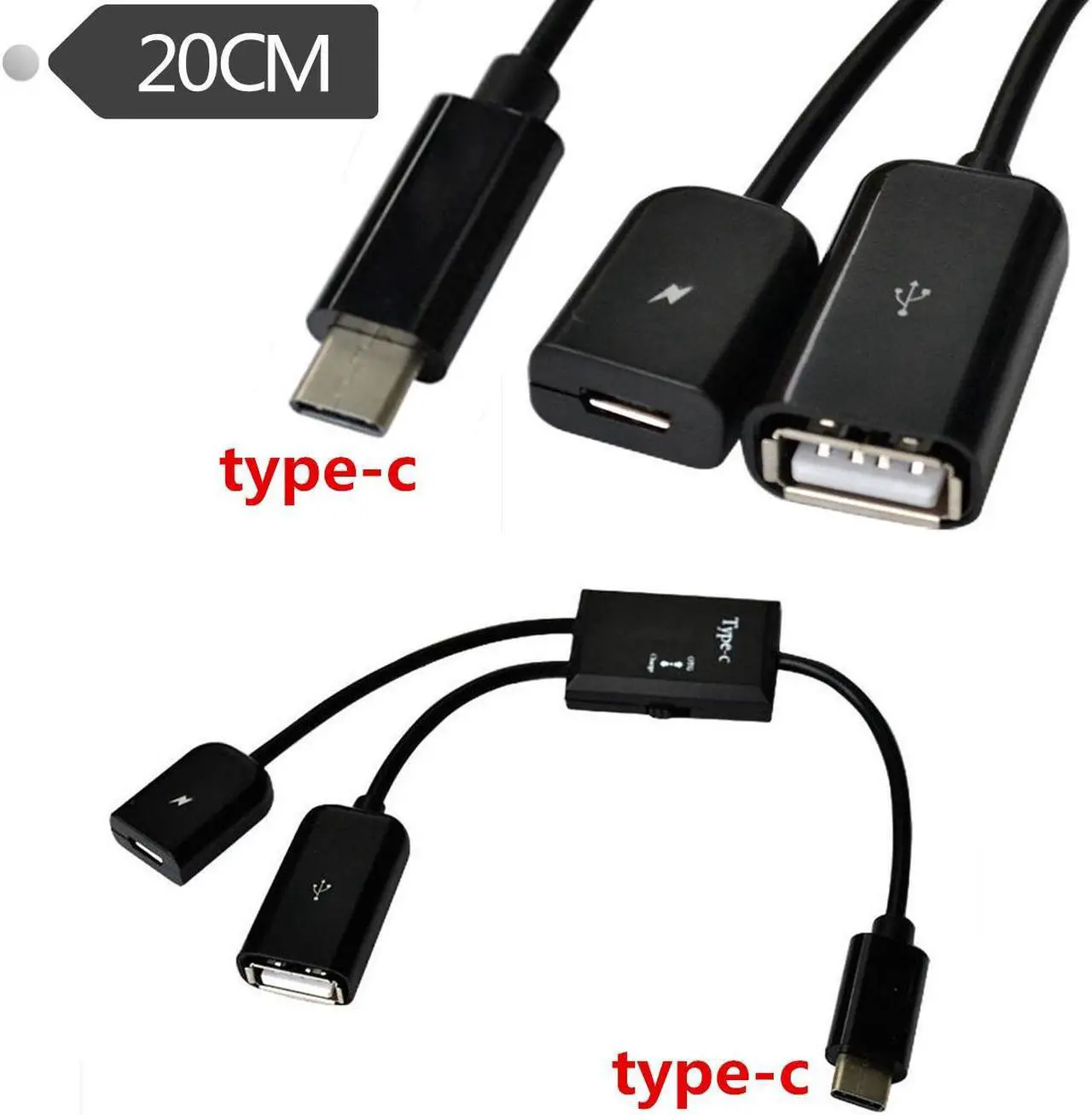 Main image of Type-C OTG data cable conversion USB port Multi-head HUB