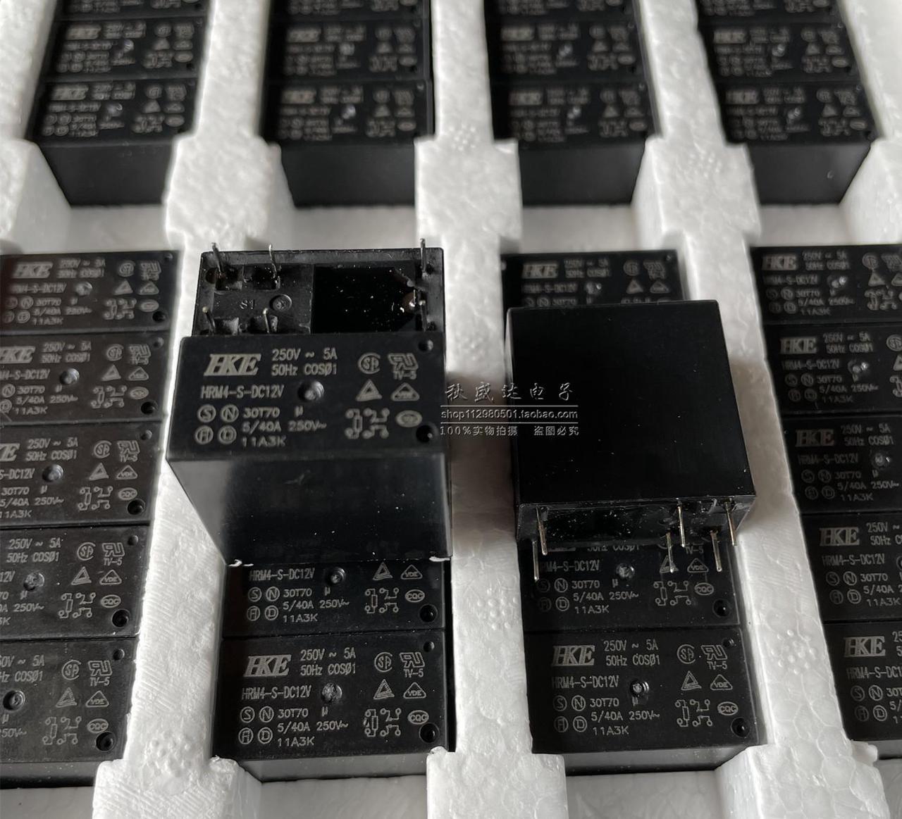 Main image of HRM4-S-DC12V two groups of normally open 6-pin 5A original port relay HKE HF42F-012-2HS