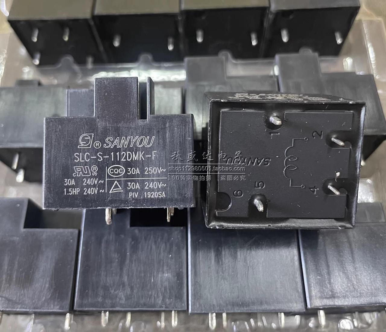 Main image of SLC-S-112DMK-F new original Sanyou relay 30A 4 pin 2 insert a group of normally open 12V