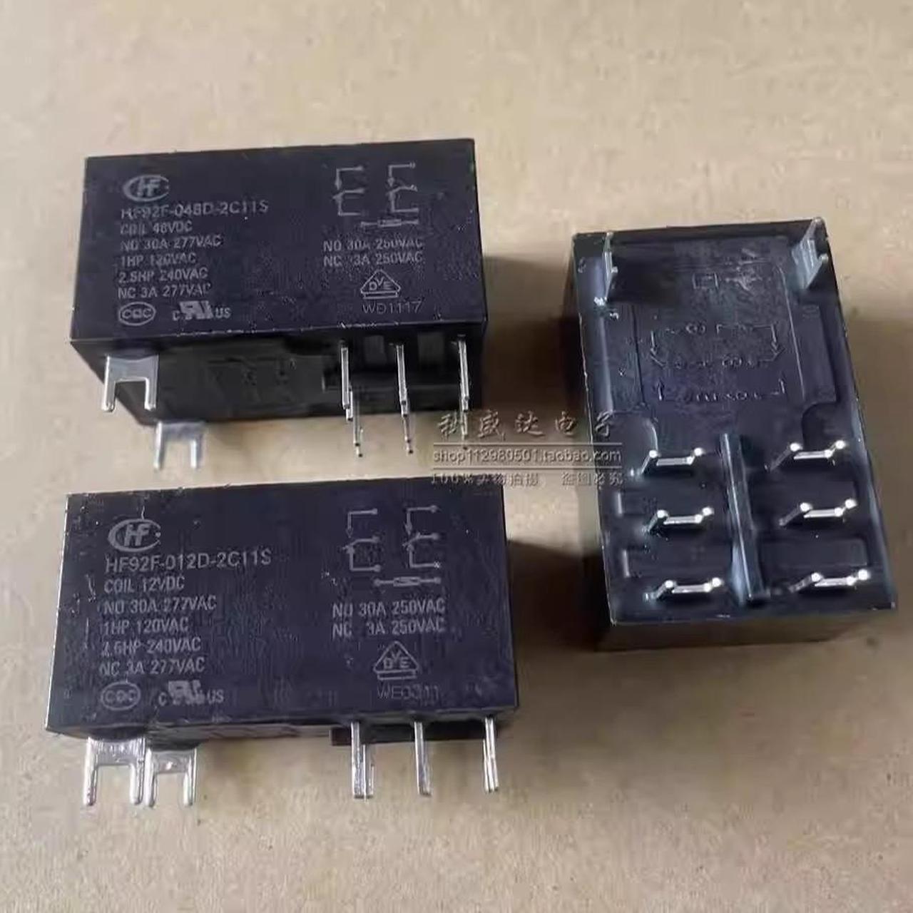 Main image of HF92F-012D 048D-2C11S 2C12S new bulk macro relay 8 pin 30A two open two close