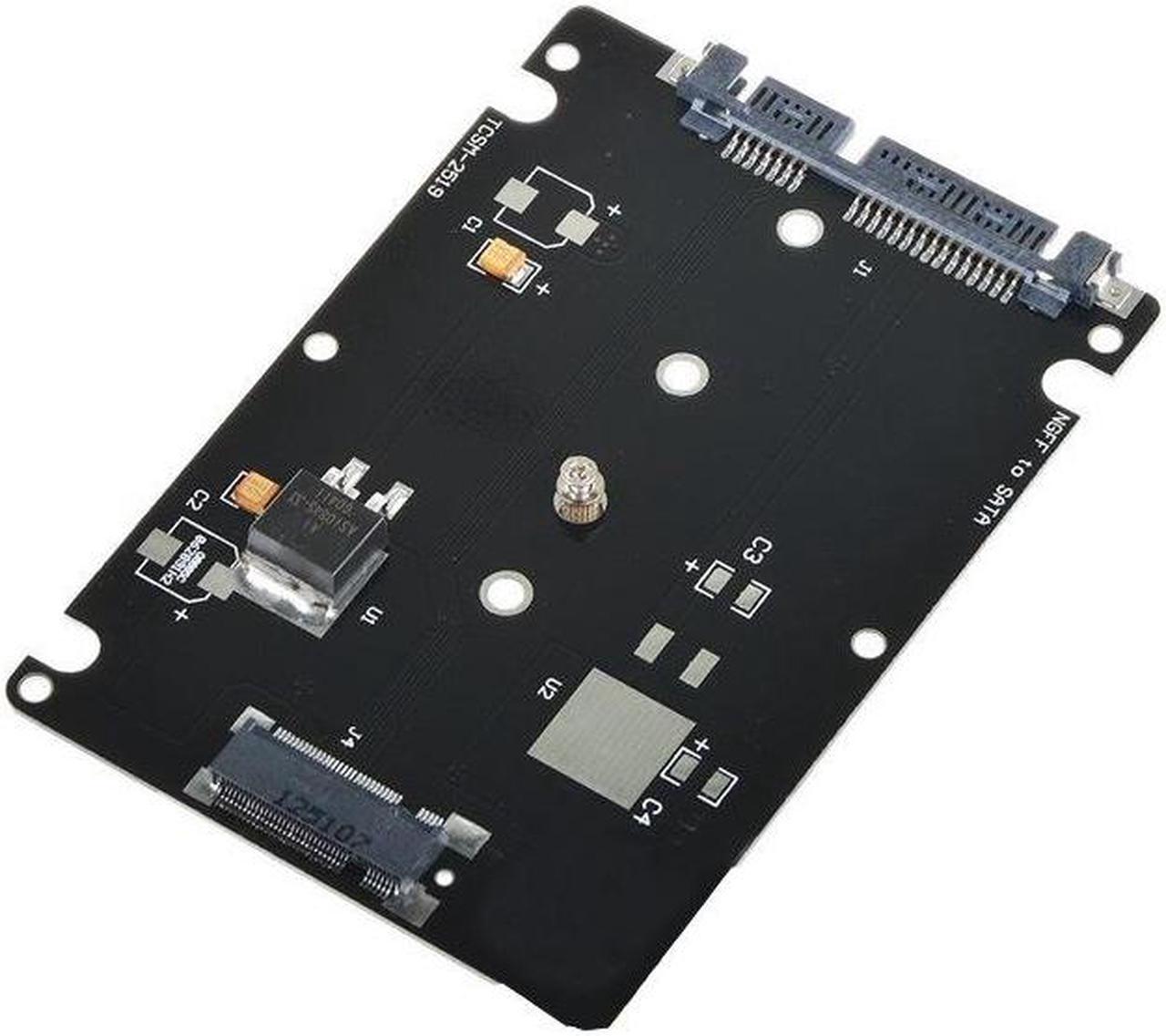 Alt view image 2 of 3 - mSATA to SATA conversion box mSATA to SATA3 SSD conversion card SATA3.0