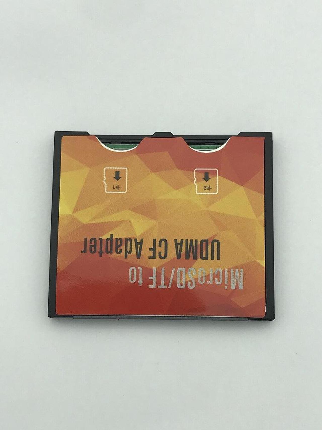Main image of Dual TF TO CF micro SD to CF card Cover DSLR camera card TF to CF adapter card
