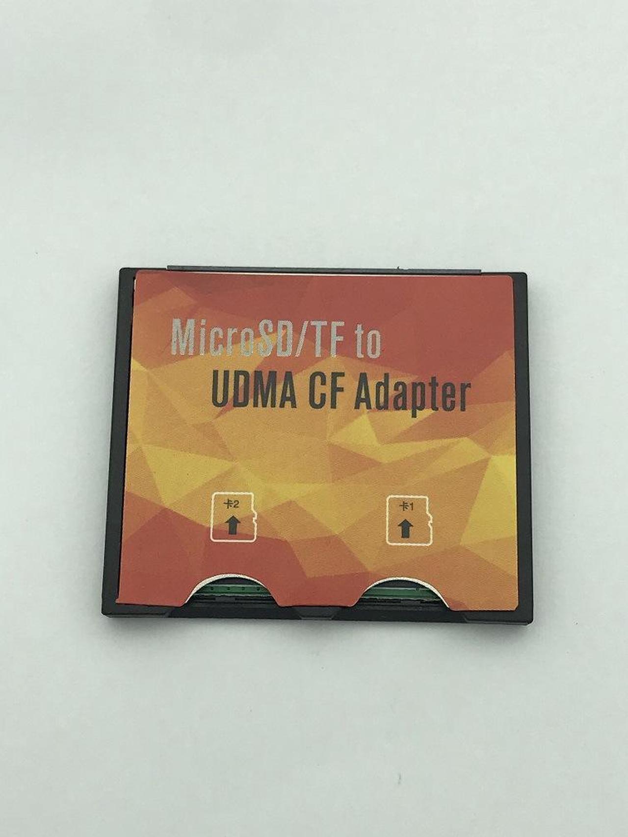 Alt view image 5 of 5 - Dual TF TO CF micro SD to CF card Cover DSLR camera card TF to CF adapter card