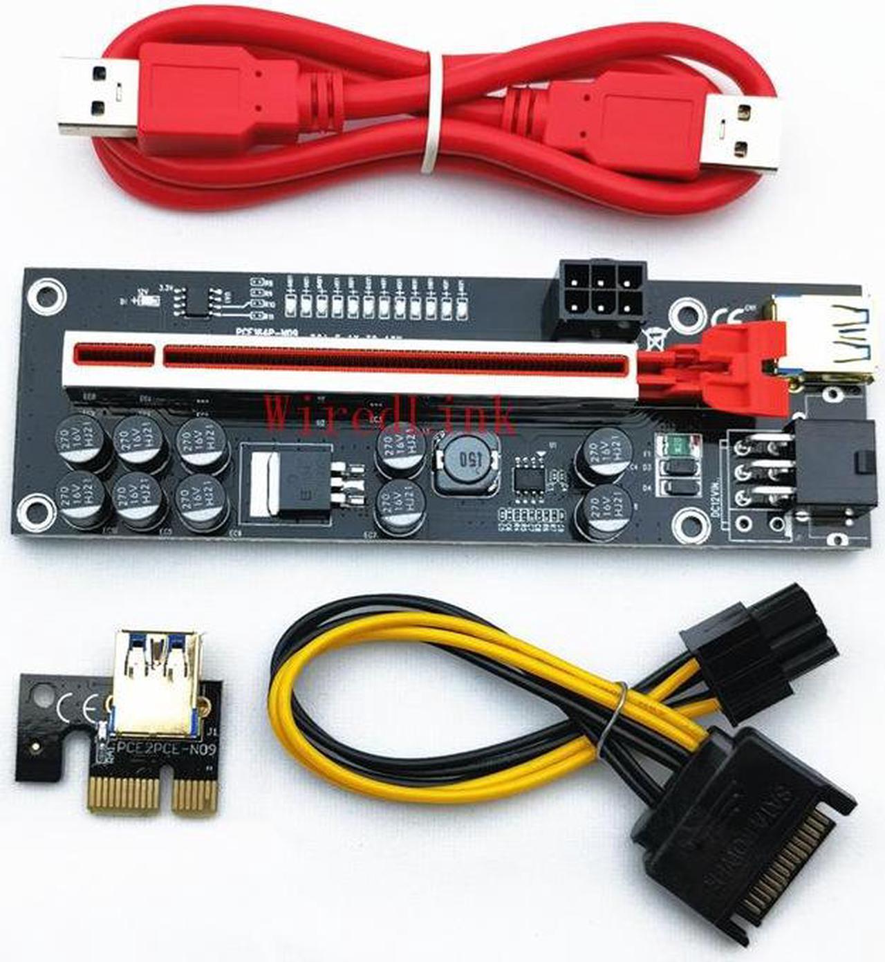 Alt view image 4 of 5 - Available SATA15pin to 6PIN power conversion cable Chassis sata hard disk graphics card power supply reverse extension cable