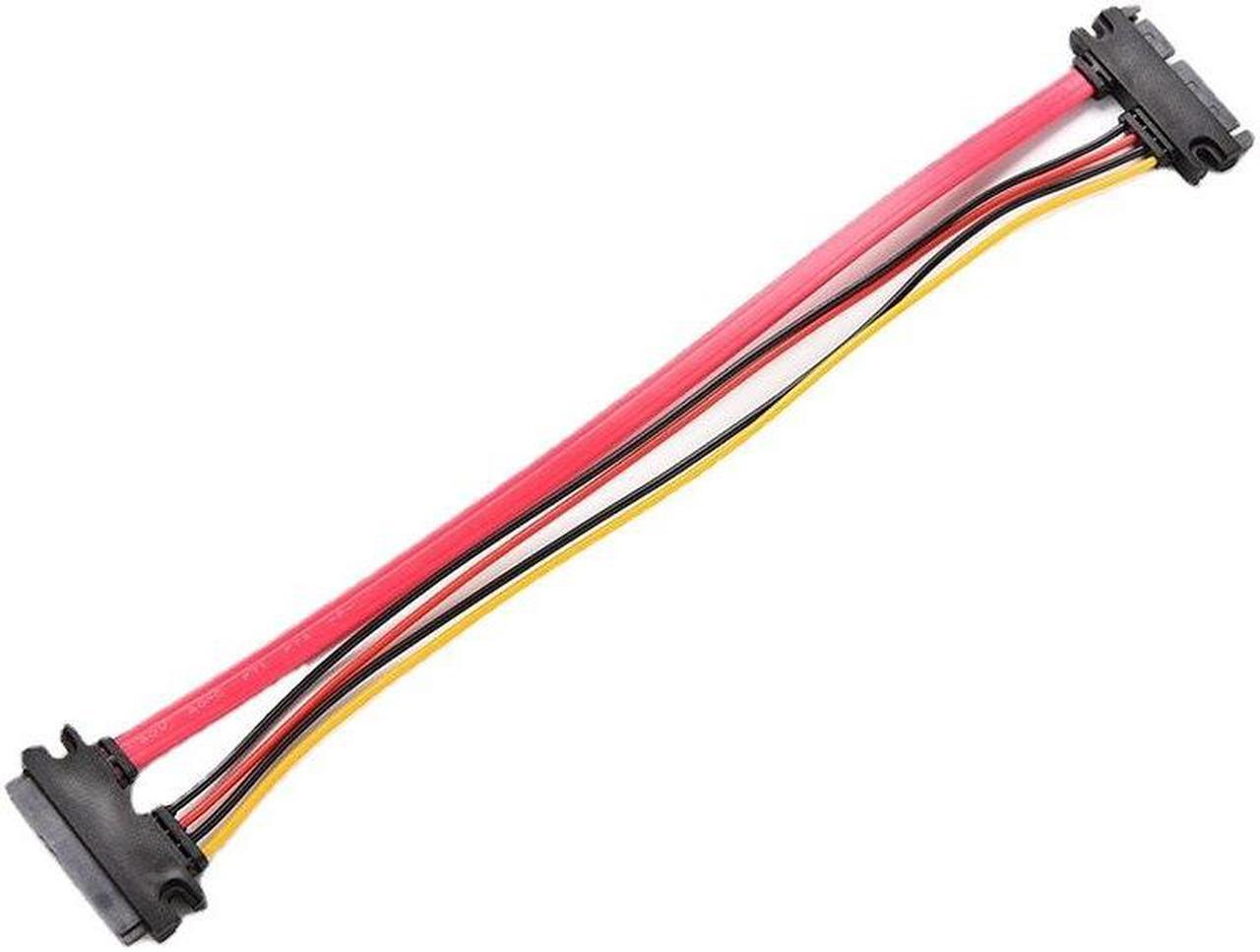 Alt view image 5 of 5 - SATA7+15 Male to female extension cable sata22pin Hard disk Data cable Power extension cable Chassis adapter card