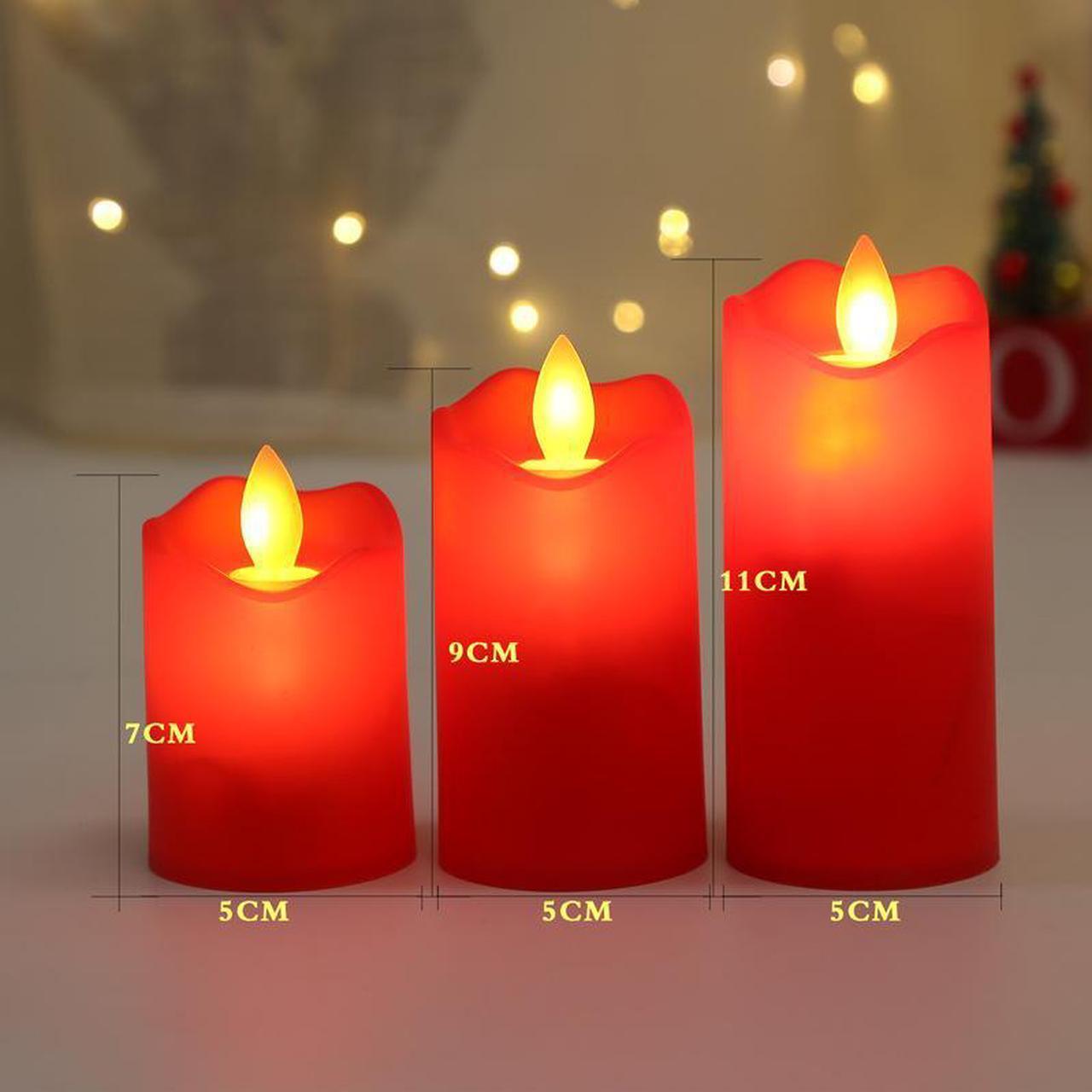 Alt view image 2 of 5 - 1 Pcs Cross-border LED electronic candle rocking wedding wedding party birthday decoration props creative simulation candle light