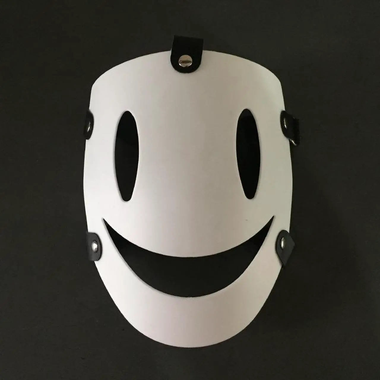 Alt view image 2 of 5 - 1 Pcs Sky invasion mask Comic cosplay Sniper Mask Full face horror mystery smiley face white mask man