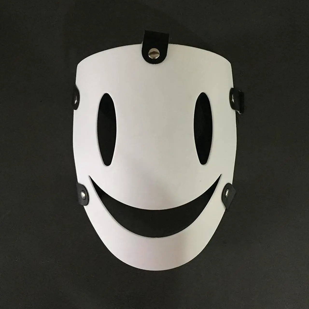 Alt view image 5 of 5 - 1 Pcs Sky invasion mask Comic cosplay Sniper Mask Full face horror mystery smiley face white mask man