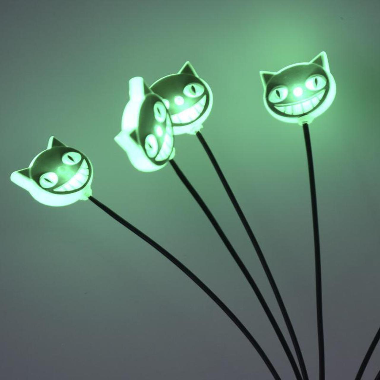 Alt view image 4 of 5 - 1 Pcs Halloween solar Lights led Glow eyeball ghost hand lights Outdoor patio villa decorated with festive atmosphere lights
