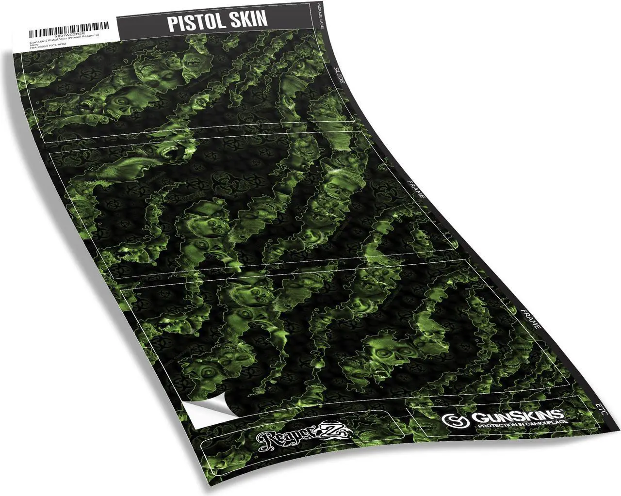 Alt view image 2 of 4 - GunSkins Universal Pistol Skin (Proveil Reaper Z)