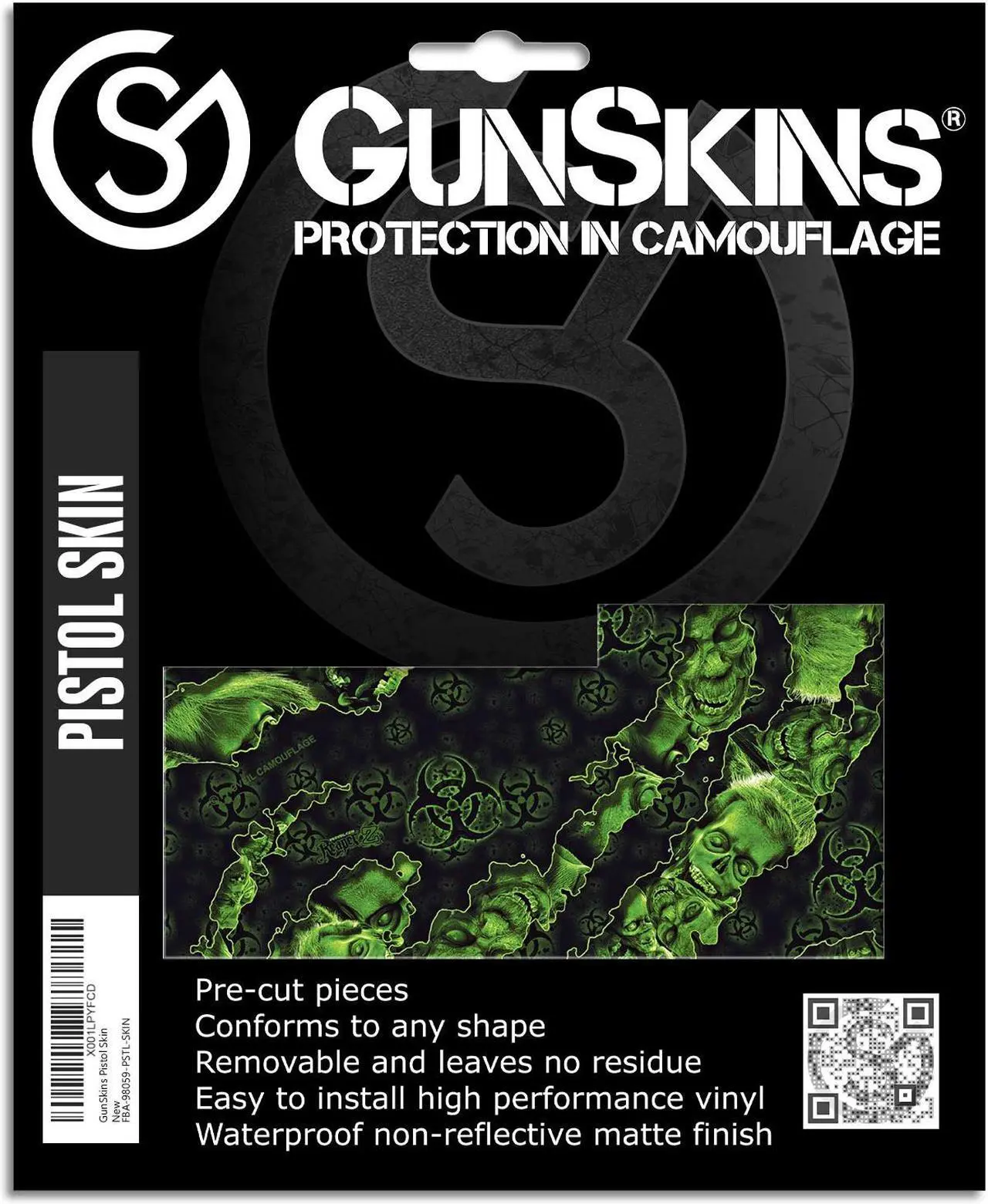 Alt view image 3 of 4 - GunSkins Universal Pistol Skin (Proveil Reaper Z)