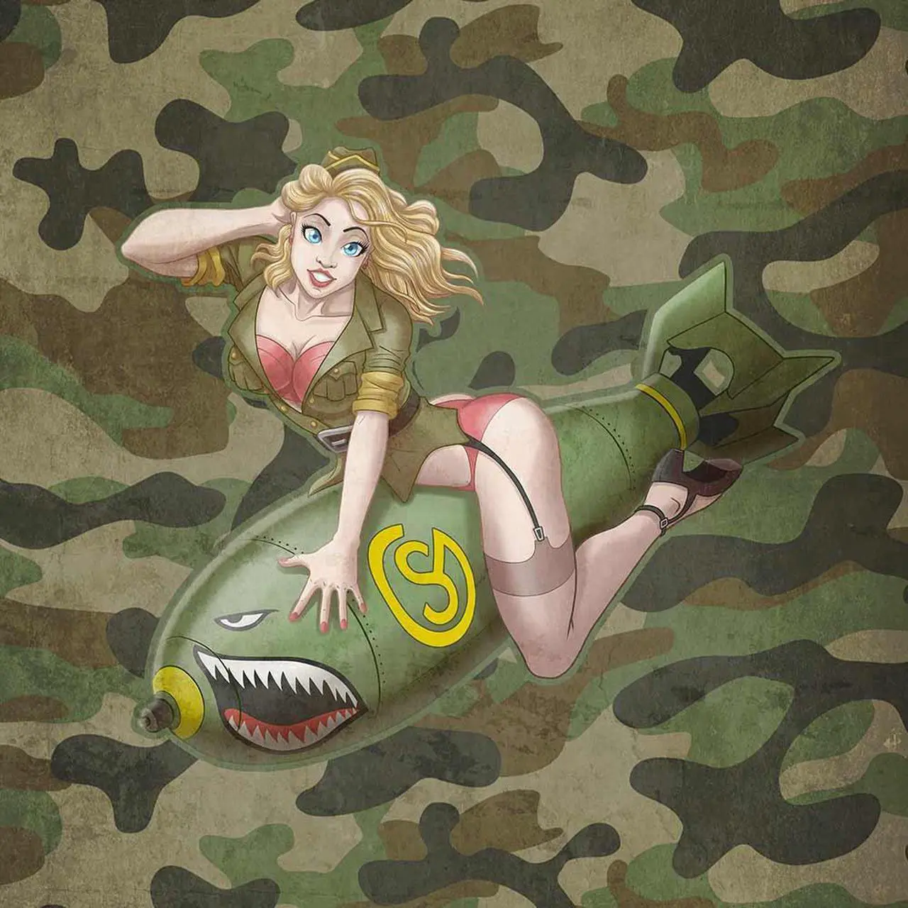 Alt view image 5 of 5 - GunSkins Pistol Accent Skin for 1911 Airsoft (GS Bombshell Blonde)