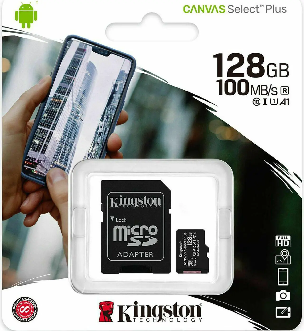 Main image of Kingston Micro SD Memory Card 128GB Class 10 TF Wholesale