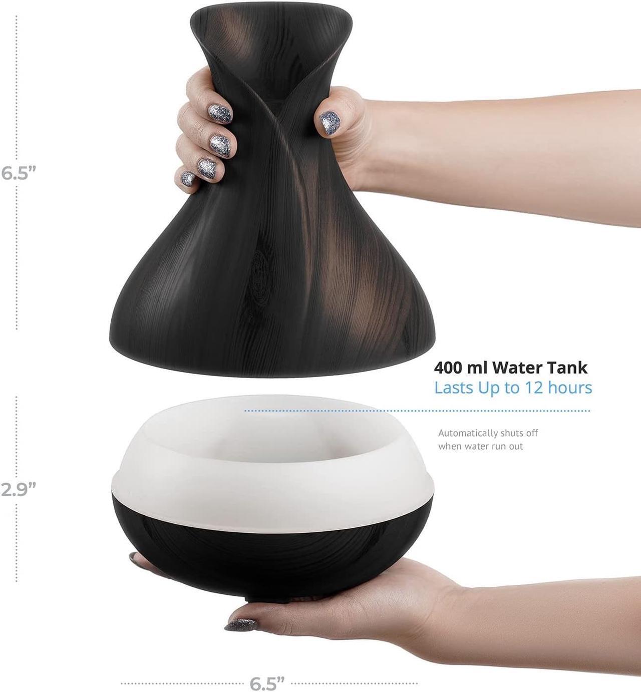 Alt view image 3 of 6 - Smart WiFi Wireless Essential Oil Aromatherapy 400ml Ultrasonic Diffuser & Humidifier with Alexa & Google Home Phone App & Voice Control - Create Schedules - LED & Timer Settings