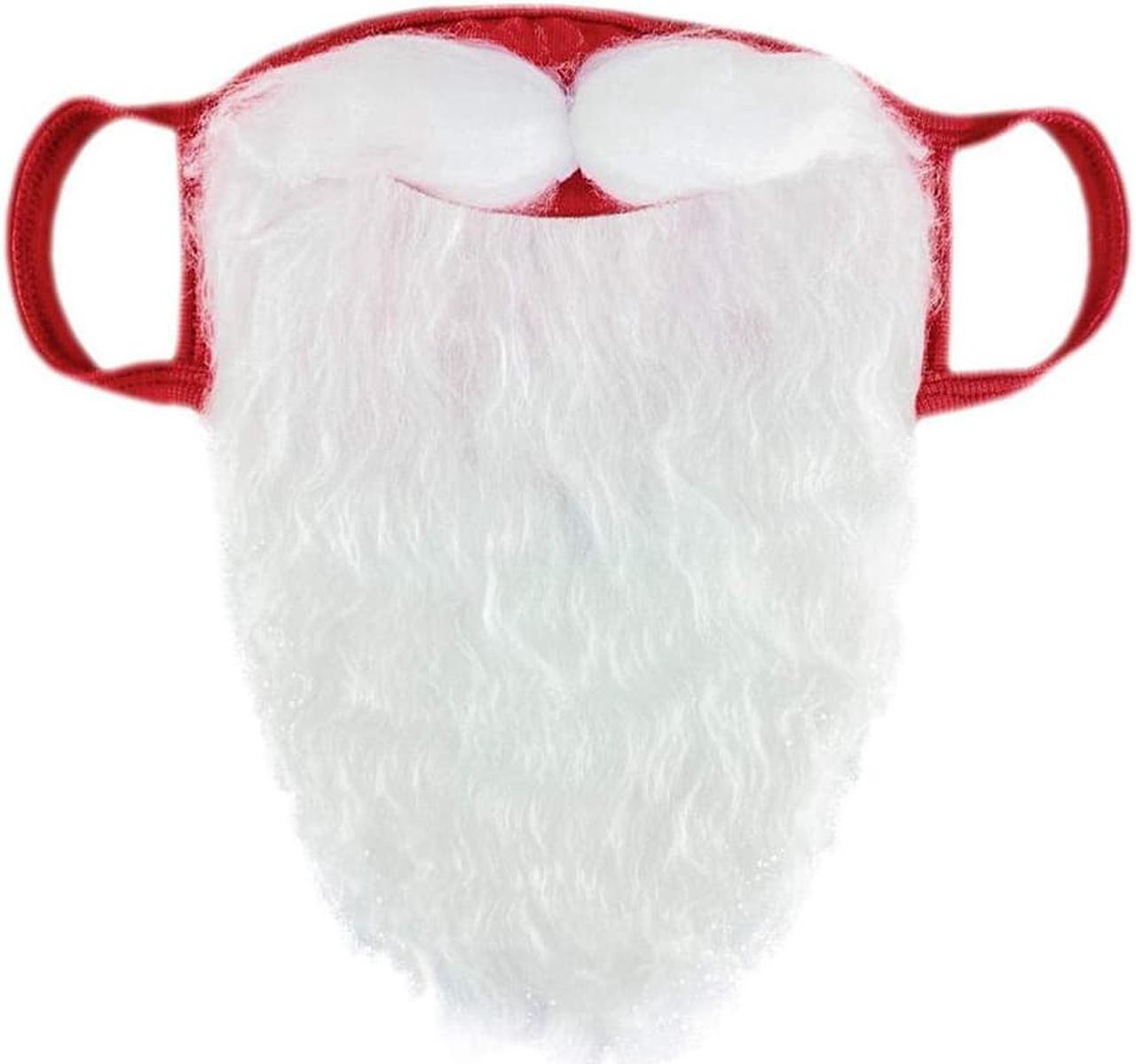 Christmas Holiday Santa Beard Face Mask Adults Face Mask Universal