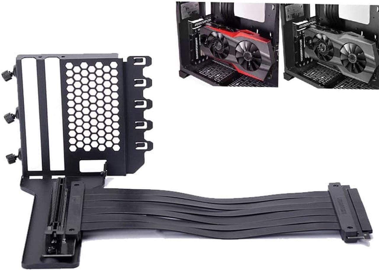 Vertical GPU Extension Line Bracket Graphics Card Holder PCI-E Connector Slot