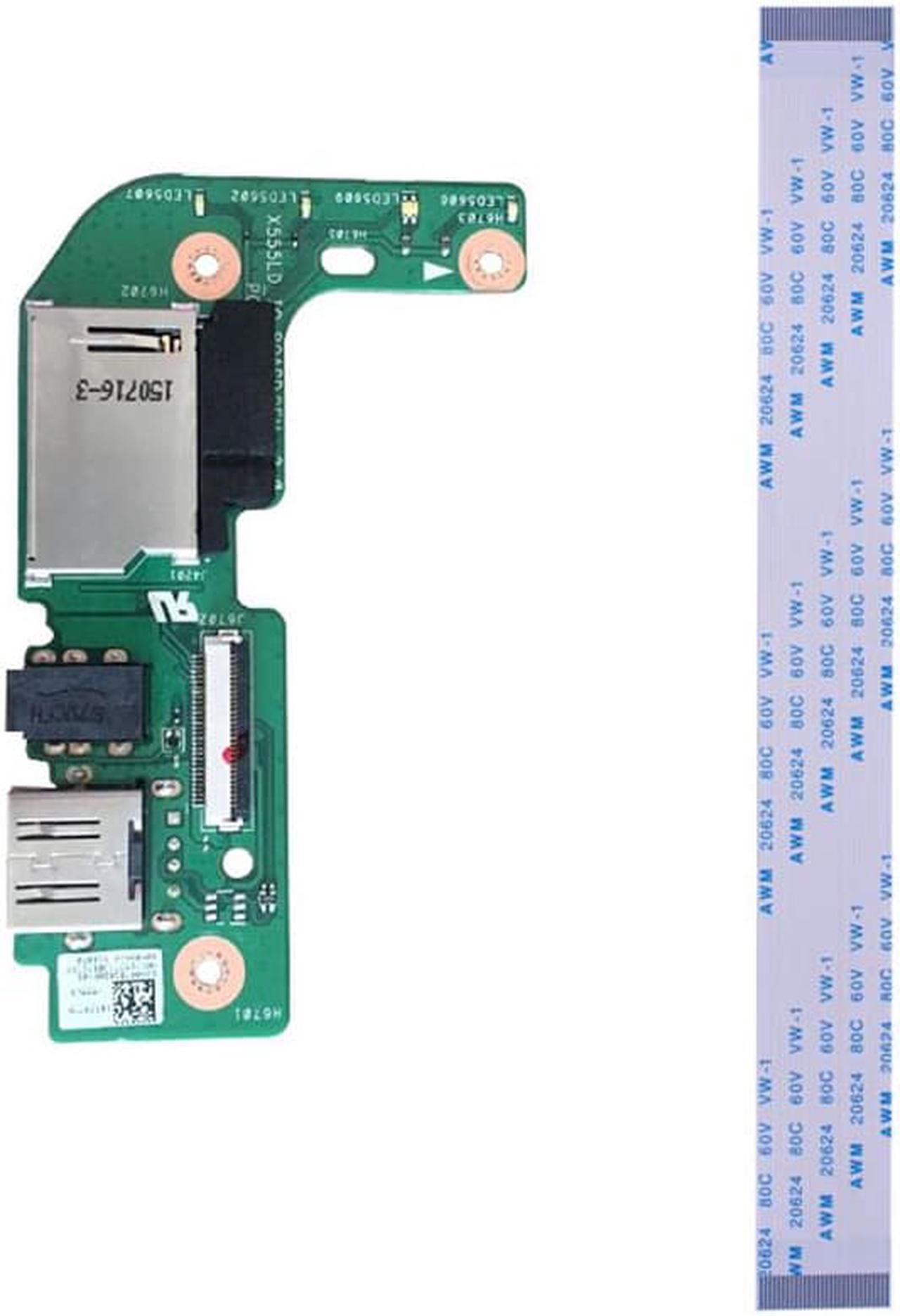 For ASUS X555L Laptop X555LD IO USB AUDIO CARD READER BOARD 69N0R7B10B06-01