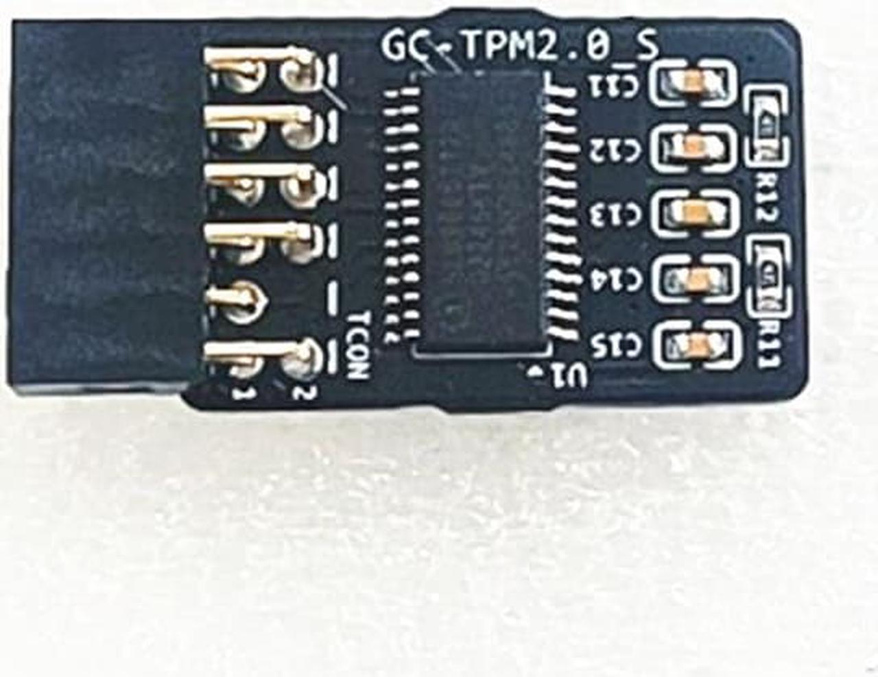 Alt view image 4 of 5 - TPM 2.0 Module fit for GIGABYTE GC-TPM2.0_S TPM Module (12 Pin 12-1)