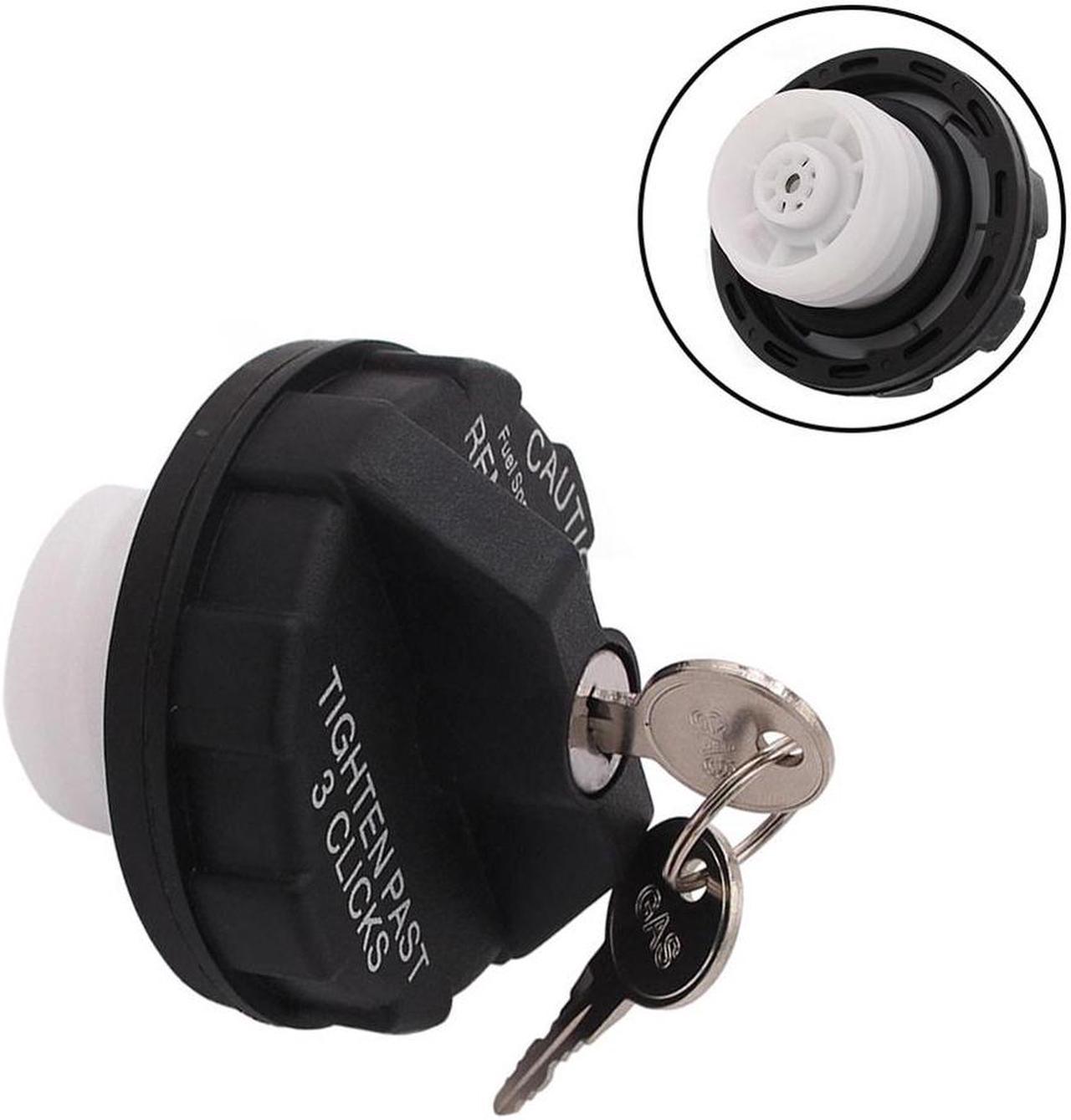 1 x Black Locking Gas Fuel Tank Cap 82400041 For Jeep Dodge Chrysler 10591 10501