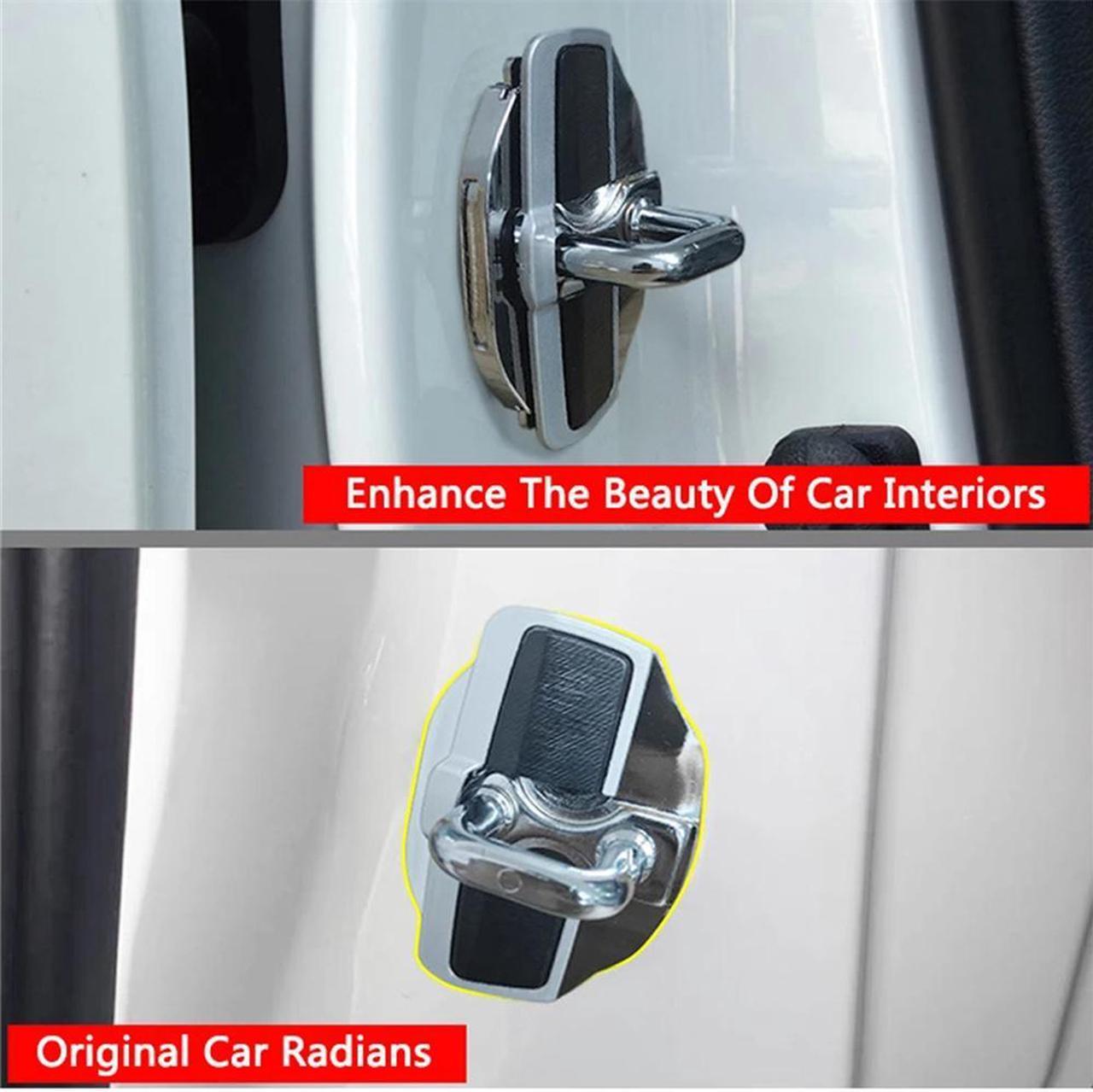 Door Lock Stabilizer Protector Buckle Cover For Nissan C27 C28 E12 E13