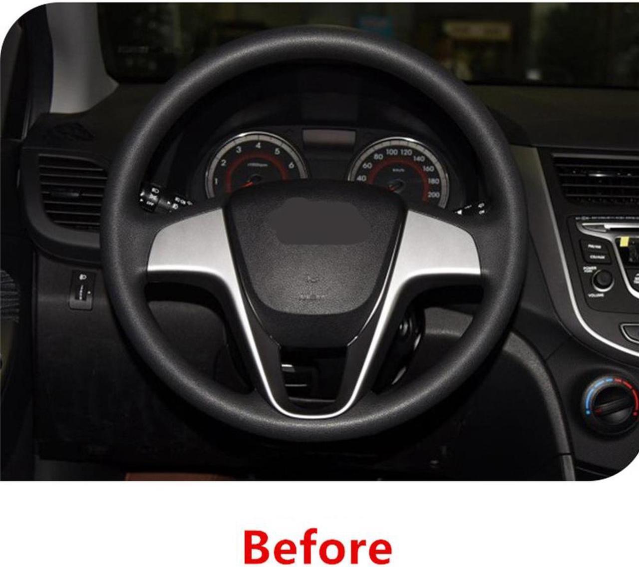 Alt view image 4 of 5 - Furulu Steering wheel Control Switch 96700-1r0304X For Hyundai Accent Solaris 11-15 USA