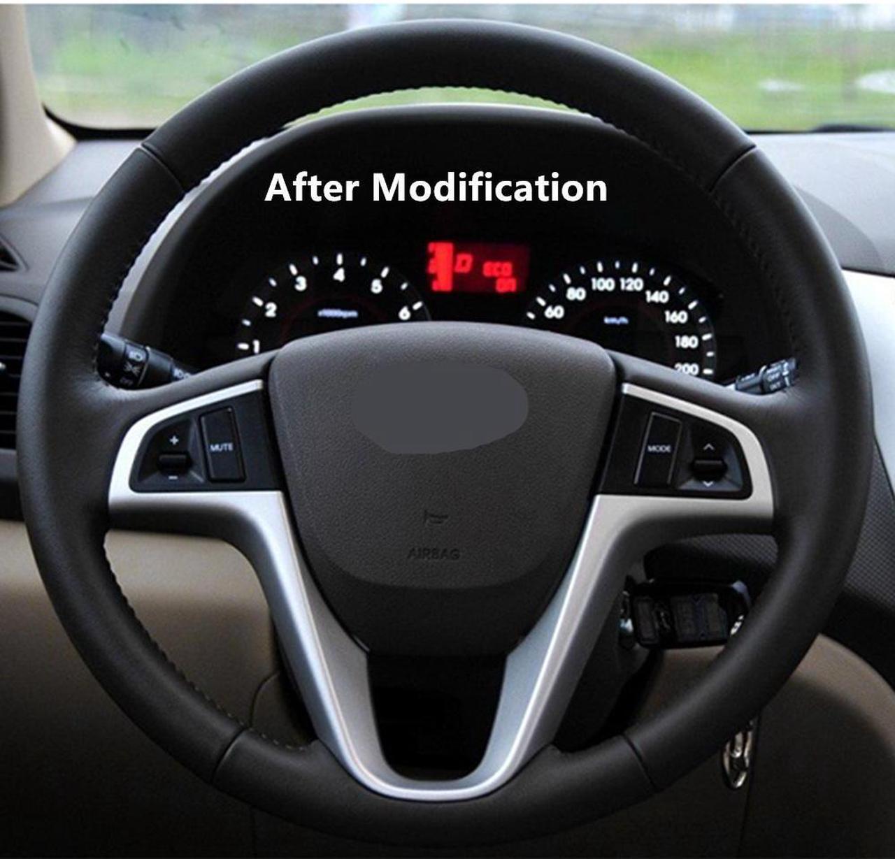 Alt view image 3 of 5 - Furulu Steering wheel Control Switch 96700-1r0304X For Hyundai Accent Solaris 11-15 USA