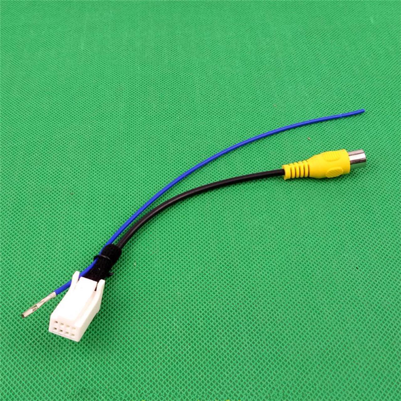 8 Pin Car Reverse Rear Camera Video Plug Converter Cable Adapter New For Subaru