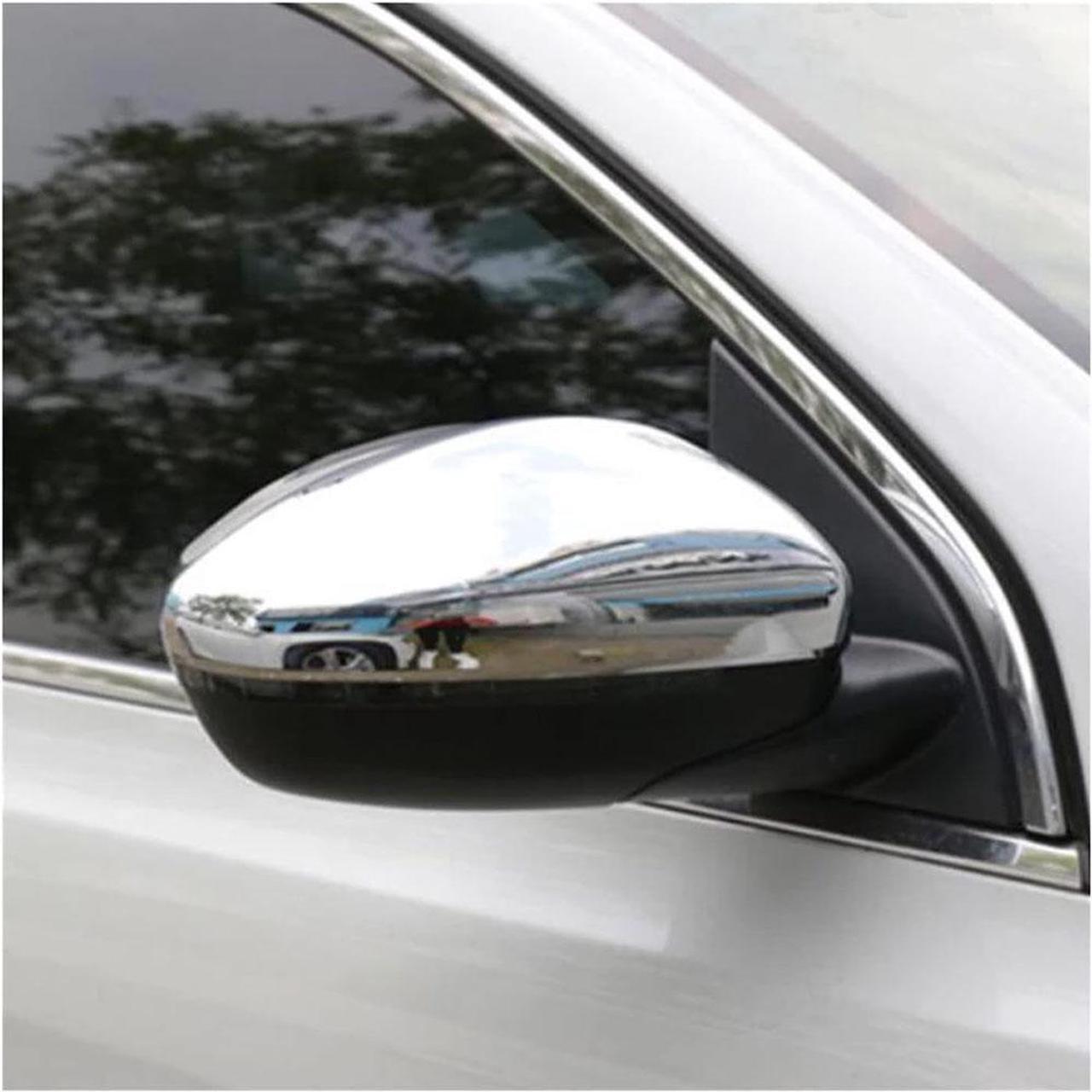 Paiying Right Door Wing Mirror Cover Case Chrome For Peugeot 208 2012-2019