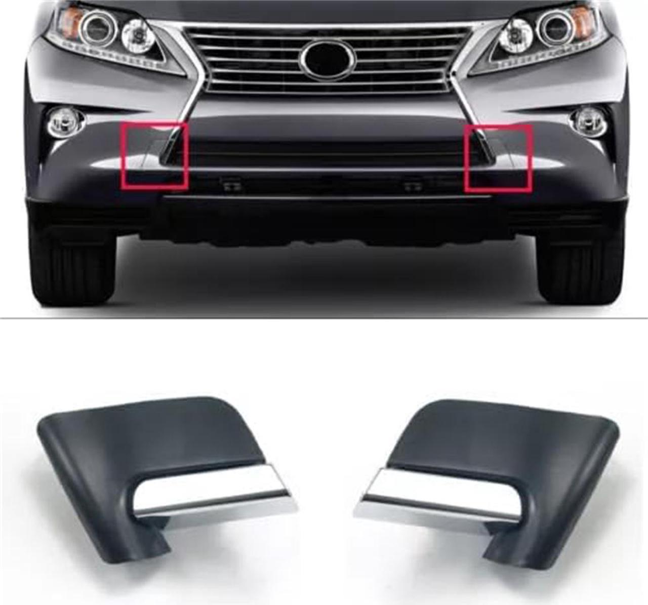 Paiying Car Front Bumper Trim +Lower Towing Cover Set For Lexus RX350 RX450h Base 13-15