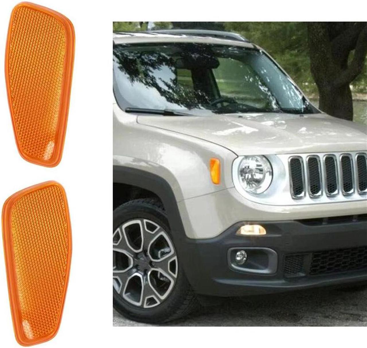 Paiying Orange Fender Side Marker Light Turn Signal Reflector For Jeep Renegade