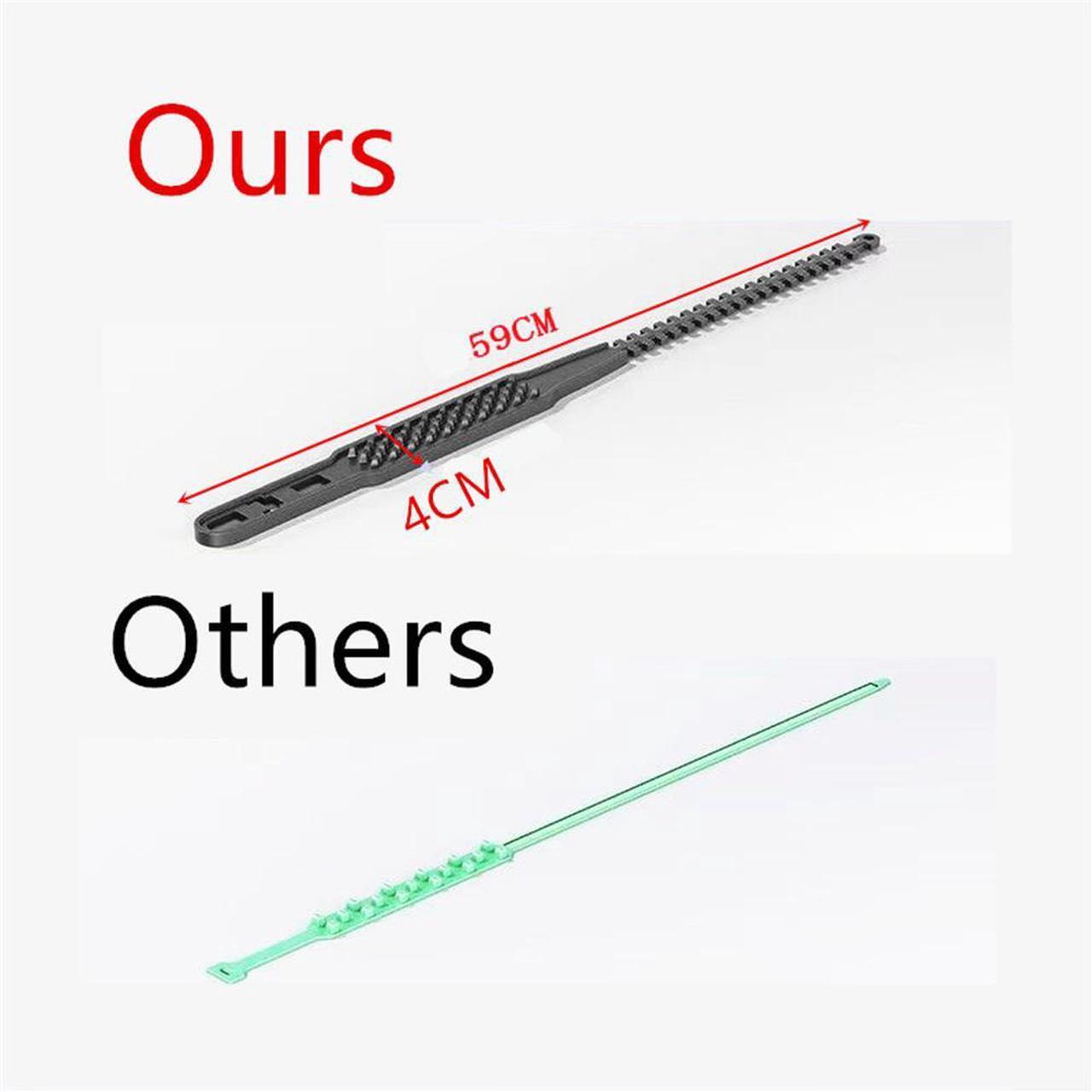 Alt view image 2 of 5 - Acaigel 4Pcs Anti-Skid Snow Chain Motorcycles Bicycles Wheels Tire Non-Slip Snow Chains