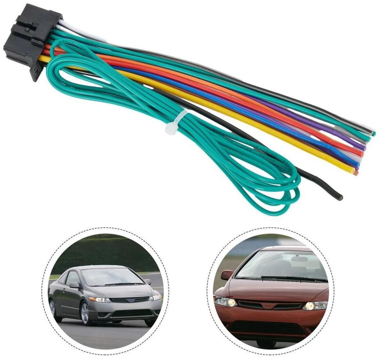 Alt view image 3 of 5 - Paiying 16 Pin Car Radio Plug Stereo Wiring Harness For Pioneer DEH Models (Selected)
