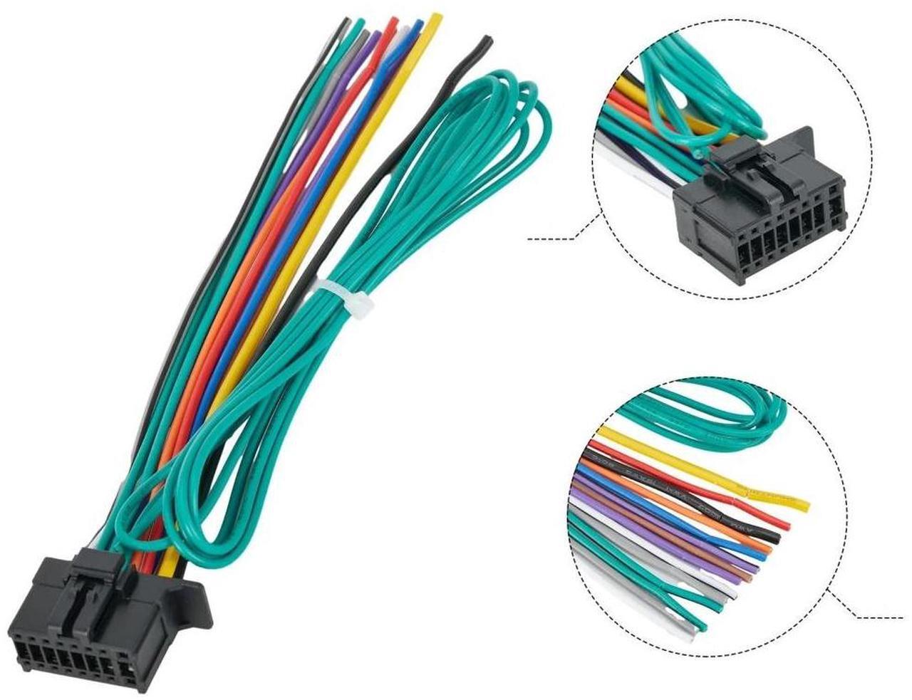Alt view image 4 of 5 - Paiying 16 Pin Car Radio Plug Stereo Wiring Harness For Pioneer DEH Models (Selected)
