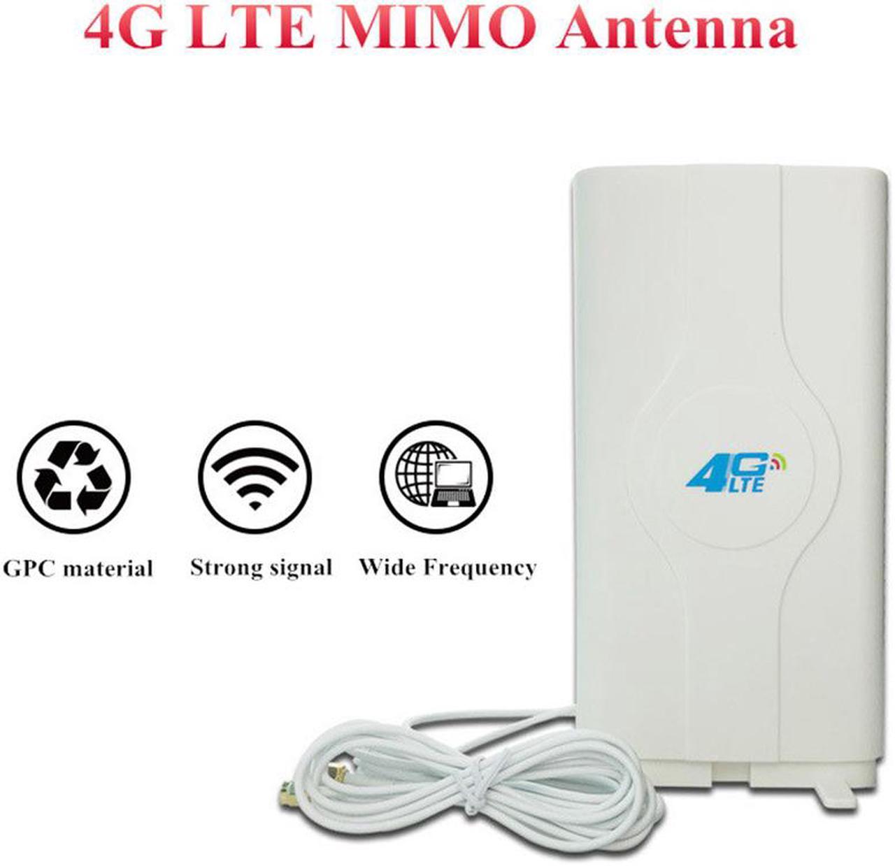 3G 4G Lte Antenna Mobile Antenna 700~2700mhz 30dbi SMA CRC9 TS9 Male Connector Booster Mimo Panel Antenna+2 Meters