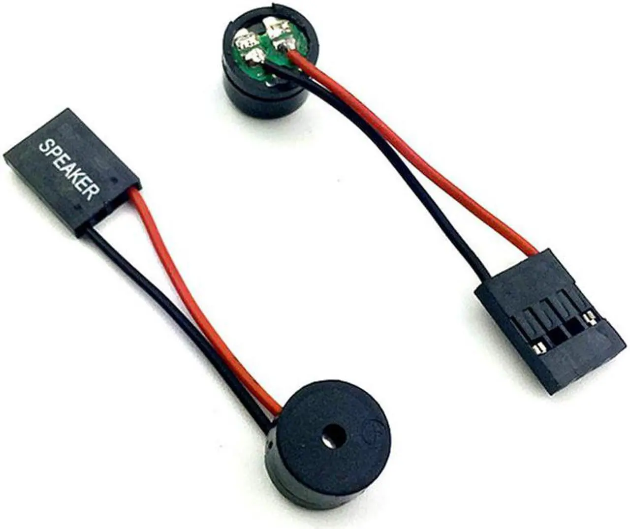Alt view image 4 of 5 - 5 Pcs Speaker Cables Mini Plug Speaker For PC Interanal Computer Motherboard Speaker Mini Onboard Case Buzzer Board Beep Alarm Speaker Kit