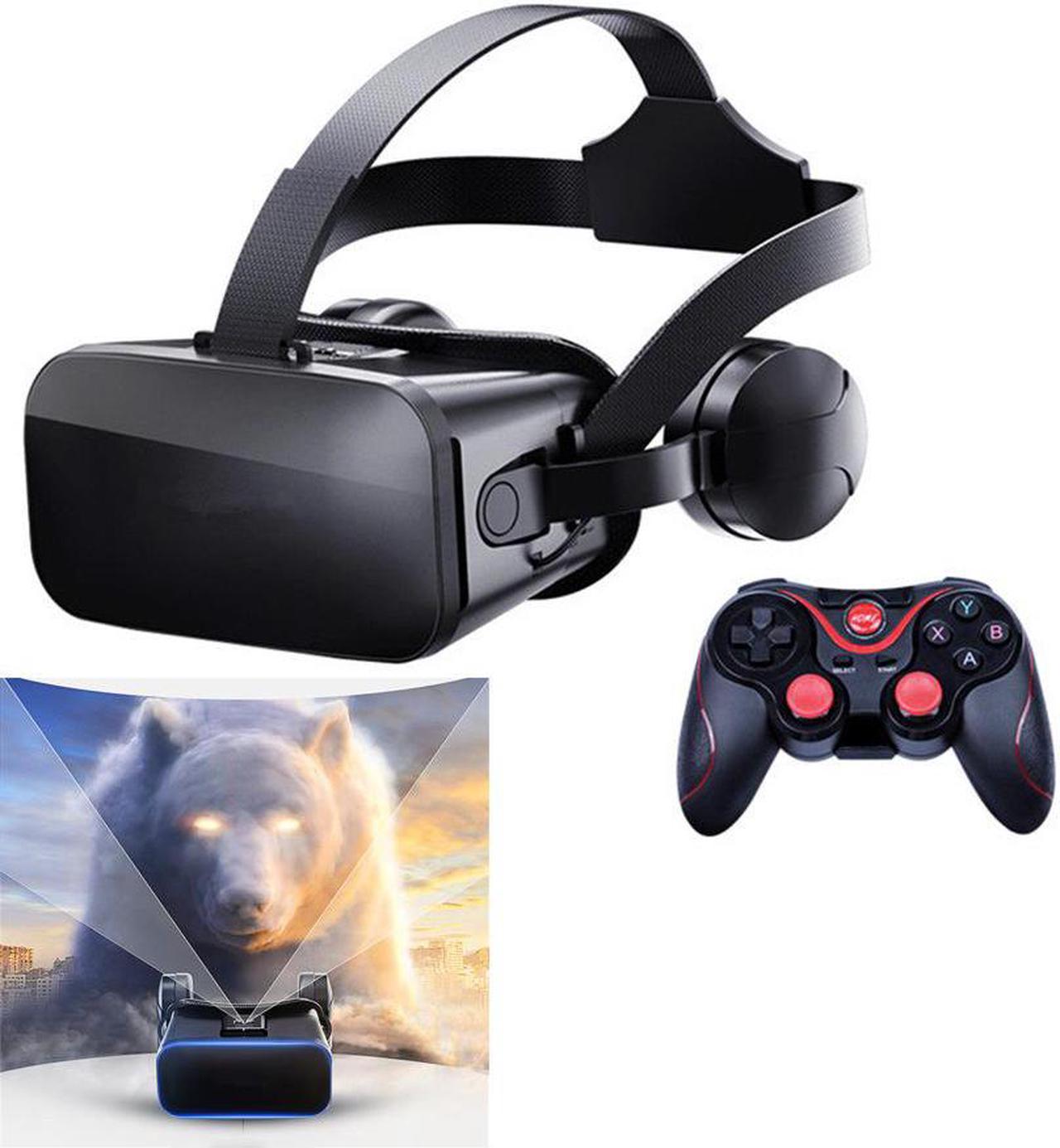 VR Headphone 3D Virtual Reality Glasses Binocular For 4.5- 6 Inch Smartphones