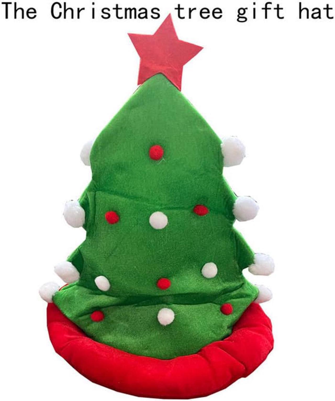 Christmas Tree Hat Christmas Decorations Festive Party Dress Up