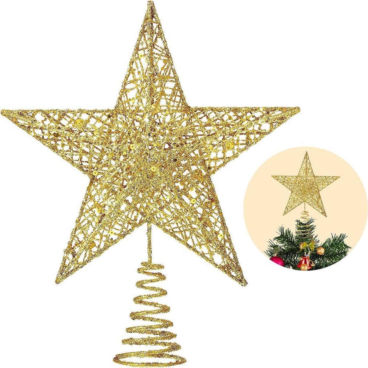 15cm Christmas Tree  Star Topper Ornaments Christmas Decorations