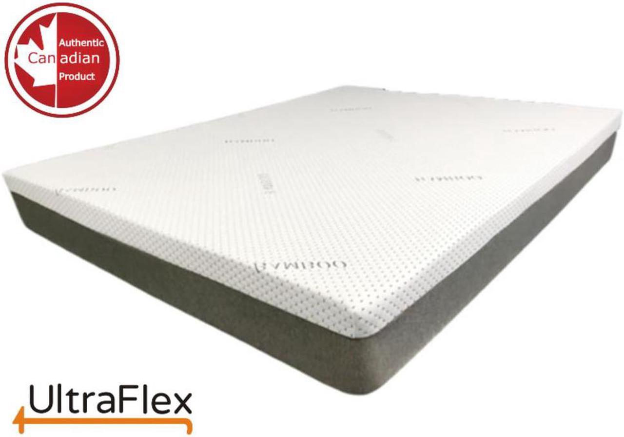 Ultraflex DREAMER- Orthopedic, Cool Gel Memory Foam, Eco-friendly Mattress (Made in Canada) - Double / Full size with Waterproof Mattress Protector