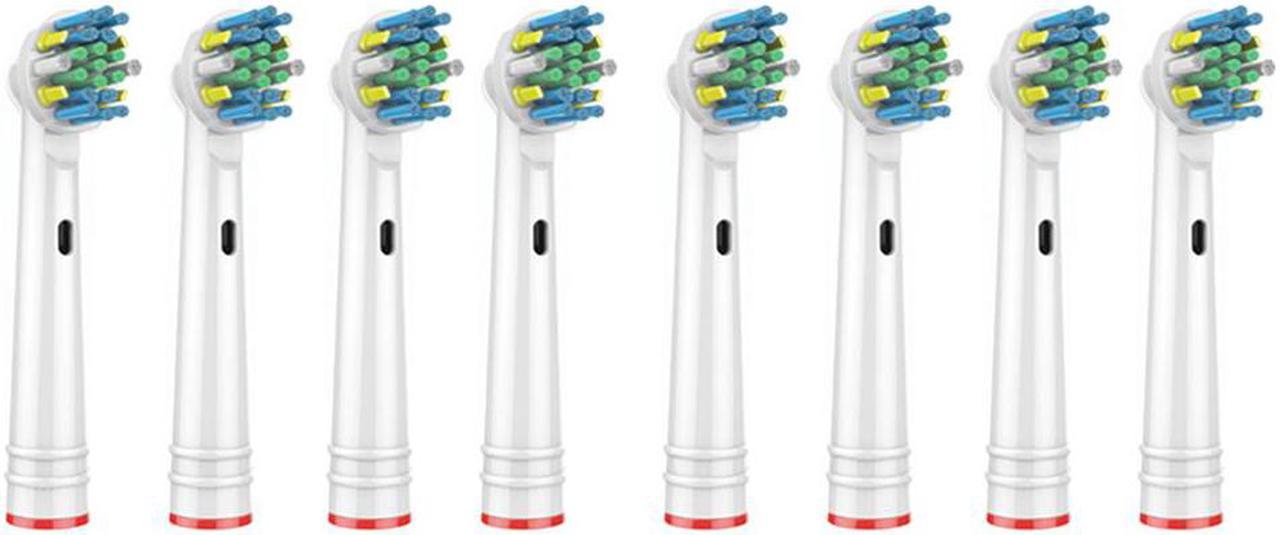 Set of 8 Compatible Toothbrush Replacement Heads - Floss Specialist