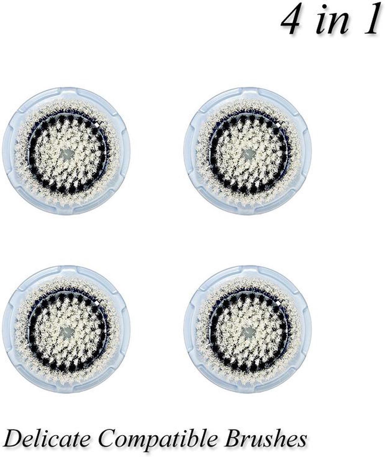 Facial Clarisonic Compatible Brushes - 4 Heads for Delicate Skin