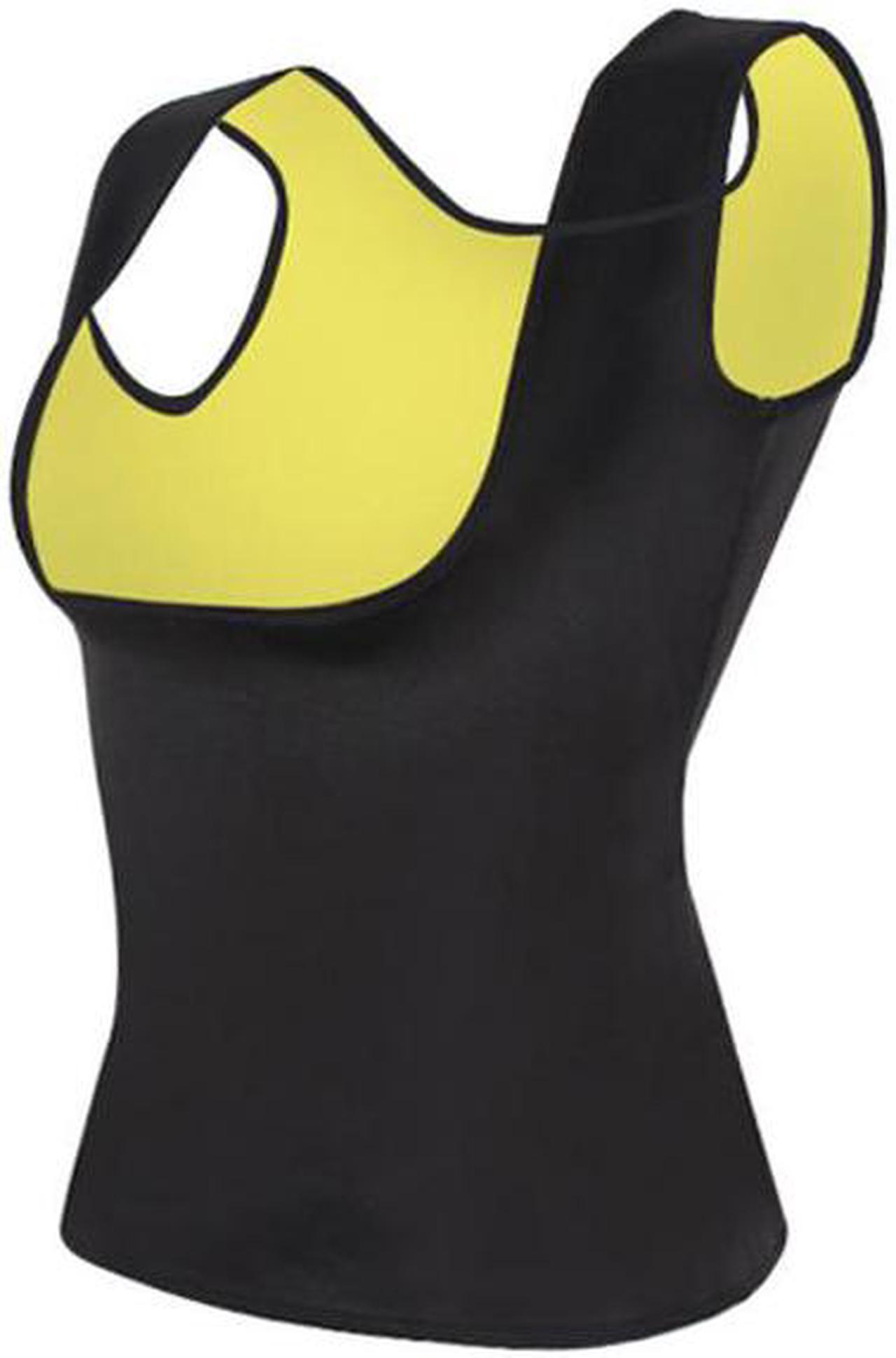 Ultra Sweat Sauna Vest - Black & Yellow - M