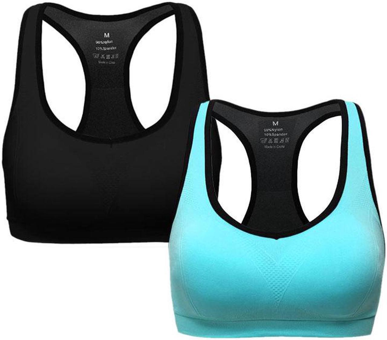 Main image of Women's 2-pack High Impact Racerback Sports Bras-2XL