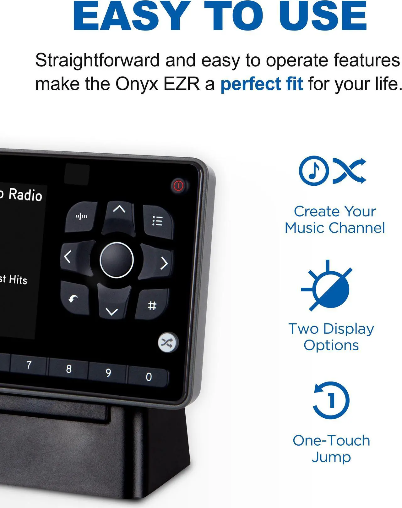 Alt view image 4 of 11 - Siriusxm SXEZR1H1 Onyx EZR with Home Kit