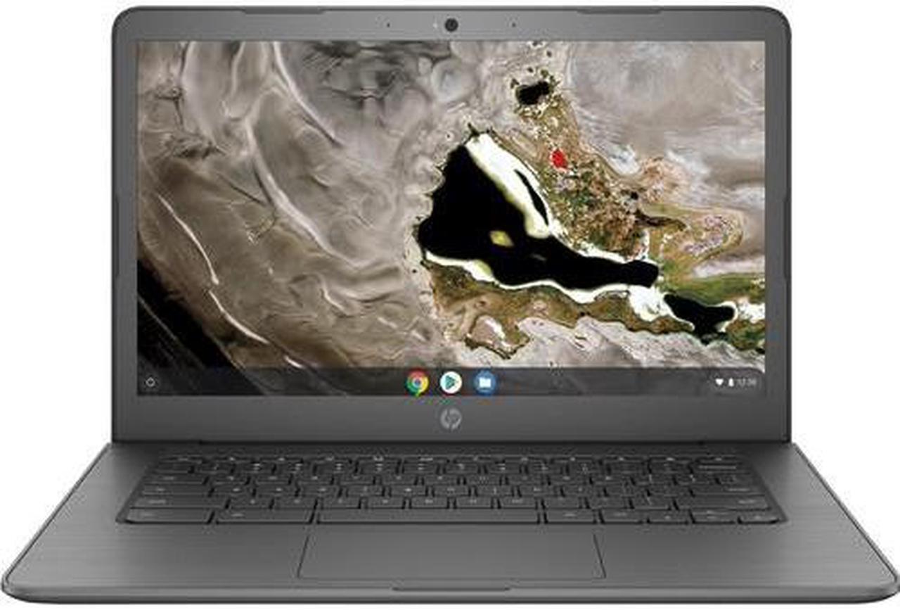 Main image of HP Chromebook 14A G5 14" 4GB 32GB eMMC AMD A4-9120C 1.6GHz ChromeOS, Gray