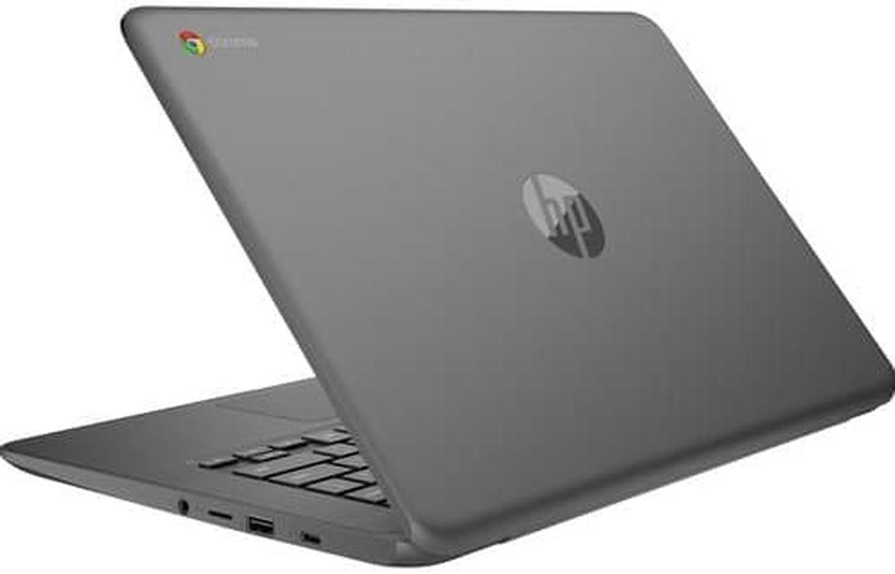Alt view image 3 of 3 - HP Chromebook 14A G5 14" 4GB 32GB eMMC AMD A4-9120C 1.6GHz ChromeOS, Gray