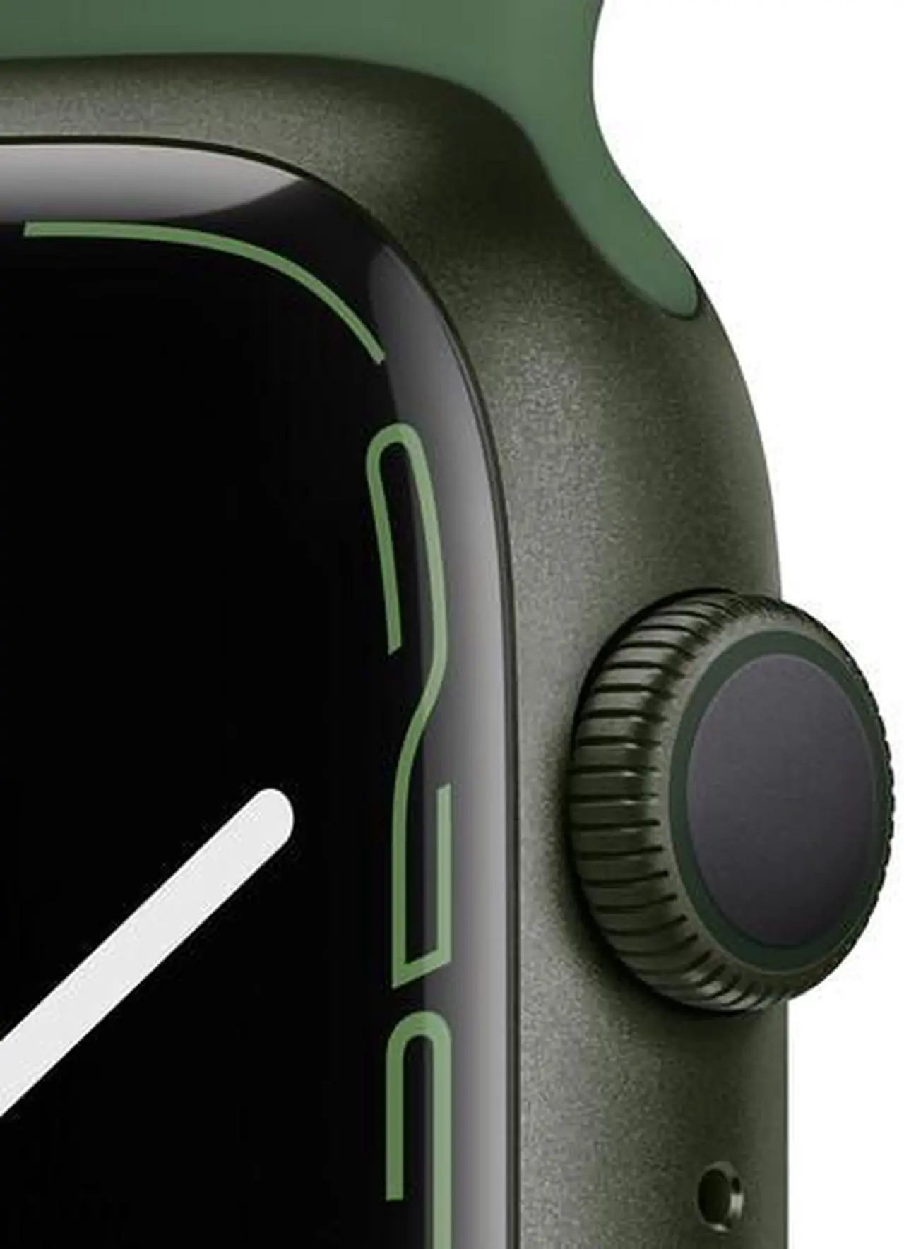 Alt view image 3 of 4 - Apple Watch Series 7 (GPS) 41mm Aluminum Case, Green