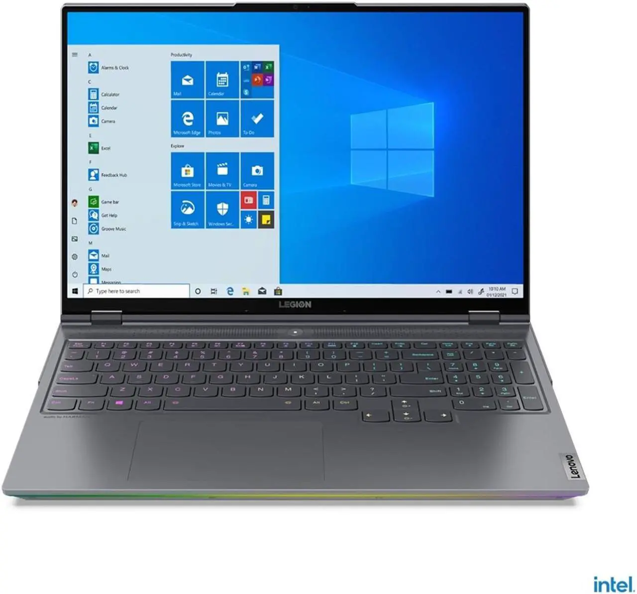 Main image of Lenovo Legion 7 16ITHG6 16" 16GB 1TB SSD Core i7-11800H 2.3GHz WIN11H, Storm Grey