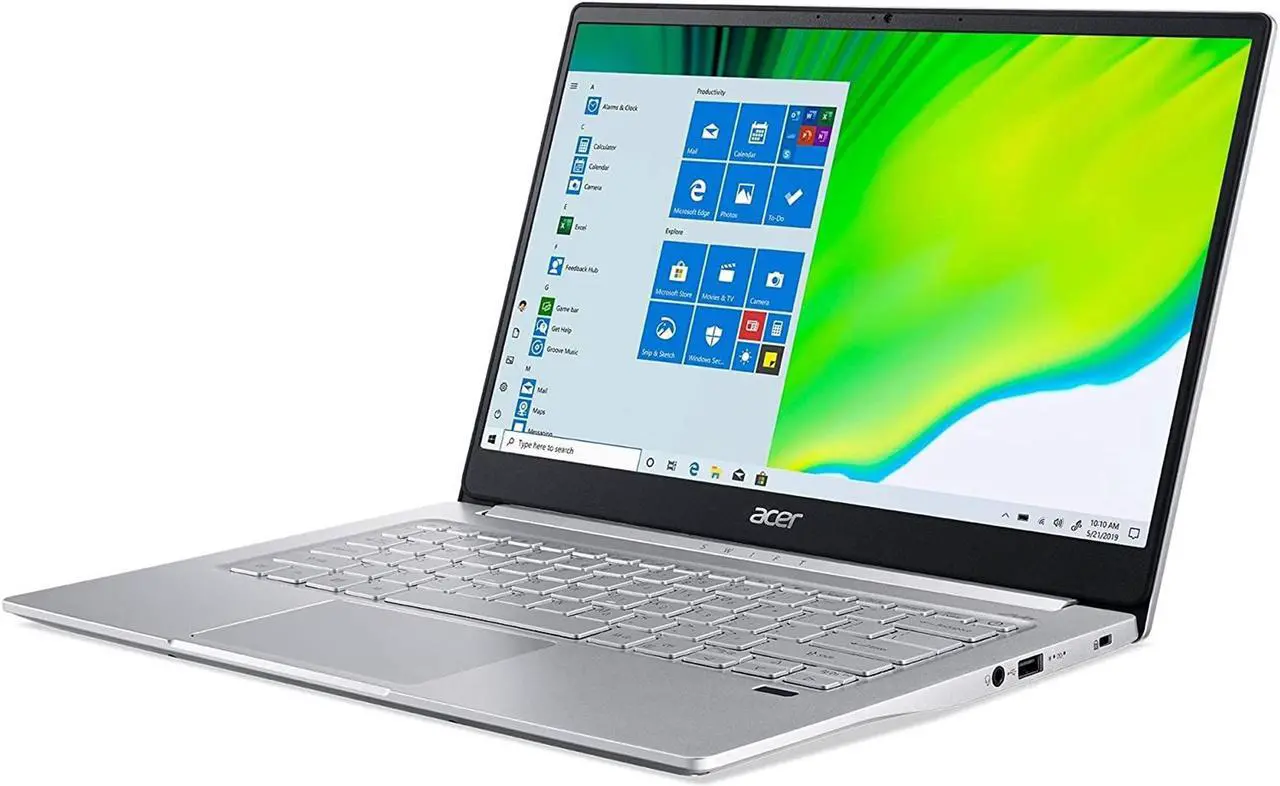 Alt view image 13 of 17 - Acer Swift 3 Intel Evo Thin & Light Laptop, 14" Full HD, Intel Core i7-1165G7, Intel Iris Xe Graphics, 8GB LPDDR4X, 256GB NVMe SSD, Wi-Fi 6, Fingerprint Reader, Back-lit KB, SF314-59-75QC Notebook PC